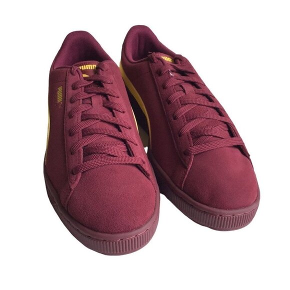 Puma Suede Triplex Mens 10.5 Sneakers Shoes Burgundy 381175-2 B Boy Classic NEW main image 8